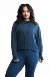 ALEXO Athletica Unicorn French Terry Cowl Neck Hoodie